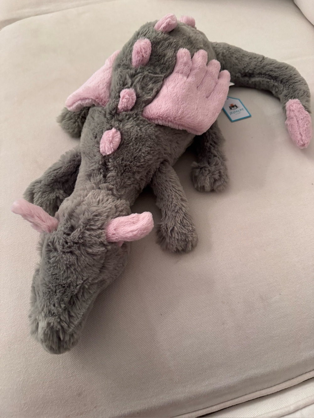 Jellycat Malachi Green and Pink Dragon